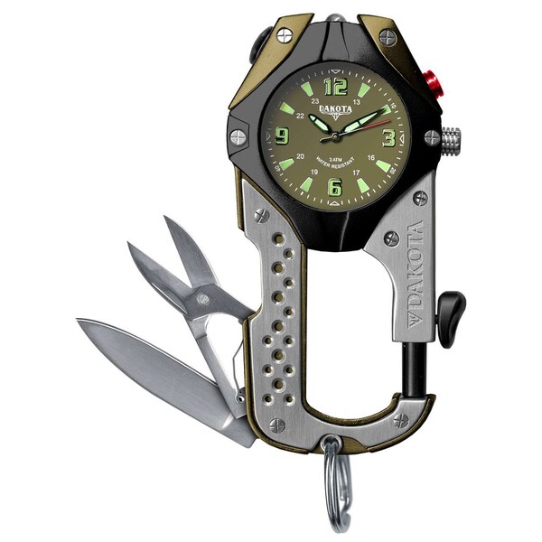 Dakota Men's Knife Clip Carabiner Watch
