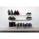 White Horizontal Shoe Rack