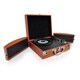 Pyle PVTTBT88 Vinyl Record Turntable with Bluetooth, MP3 Recording and Fold-out Speakers