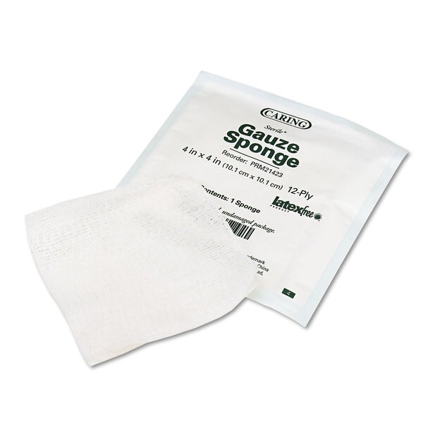 Medline Caring Sterile Gauze Sponges