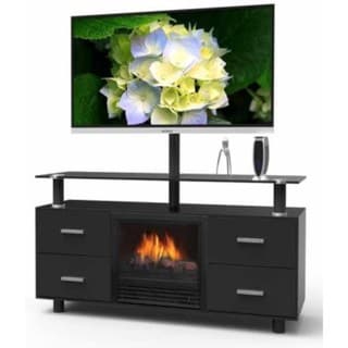 Stonegate Galaxy Black Veneered Fireplace