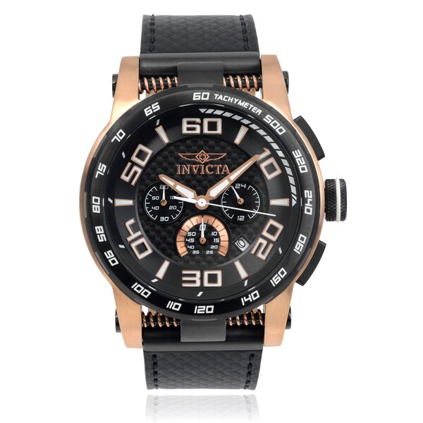 Invicta Men's 15904 'S1 Rally' Roman Numeral Leather Strap Watch