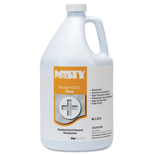 Misty BIODET ND-32, Pine, 1gal Bottle, 4/Carton