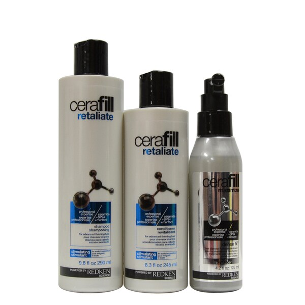 Redken Cerafill Retaliate Kit for Advanced Thinning Hair Overstock