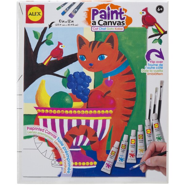 Paint A Canvas Kit-Cat