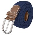 Zodaca Everlasting Wide Navy Blue Elastic Stretch Golf Belt