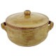 French Home Saffron Italian Stoneware 3.5-quart Lidded Pot