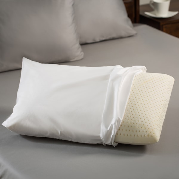 Premium Natural Latex Foam Pillow Size Queen (As Is Item)