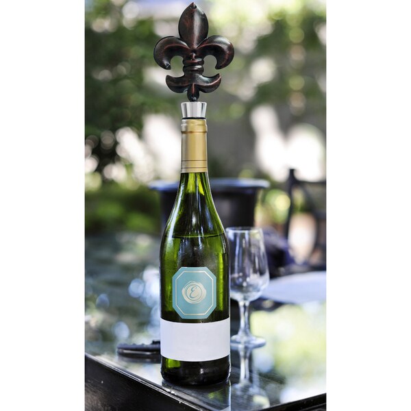 Epicureanist Fleur de Lis Bottle Stopper