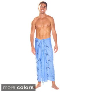 1 World Sarongs Men's Bamboo Sarong (Indonesia)