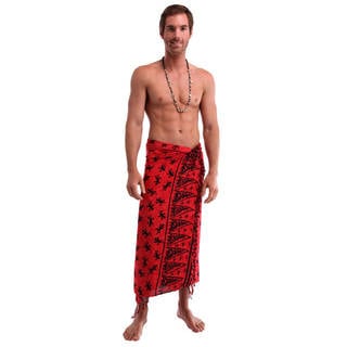 1 World Sarongs Men's Gecko Sarong (Indonesia)