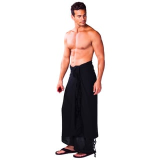 1 World Sarongs Men's Solid Color Sarong (Indonesia)