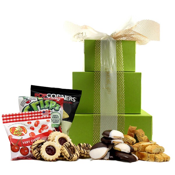 Thanks Loads Gluten-free Large Green Gift Tower