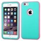 INSTEN Verge Dual Layer Hybrid Rubberized Hard PC/ Silicone Phone Case Cover For Apple iPhone 6 Plus/ 6+ 5.5-inch