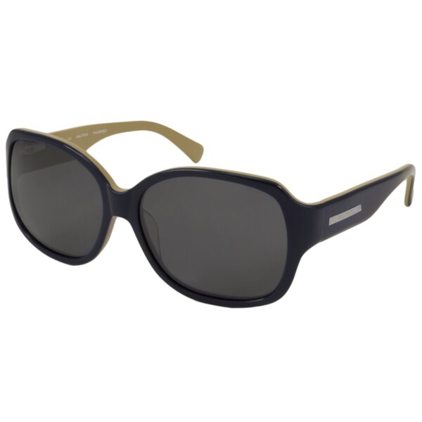 Nautica Womens N6172S Polarized/ Rectangular Sunglasses (As Is Item)