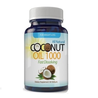 Totally Products Organic Virgin Coconut Oil Softgels (60 Count)