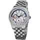 Maurice Lacroix Men's MP6008-SS002-111 'MasterPiece' Silver Dial Stainless Steel WorldTimer Watch