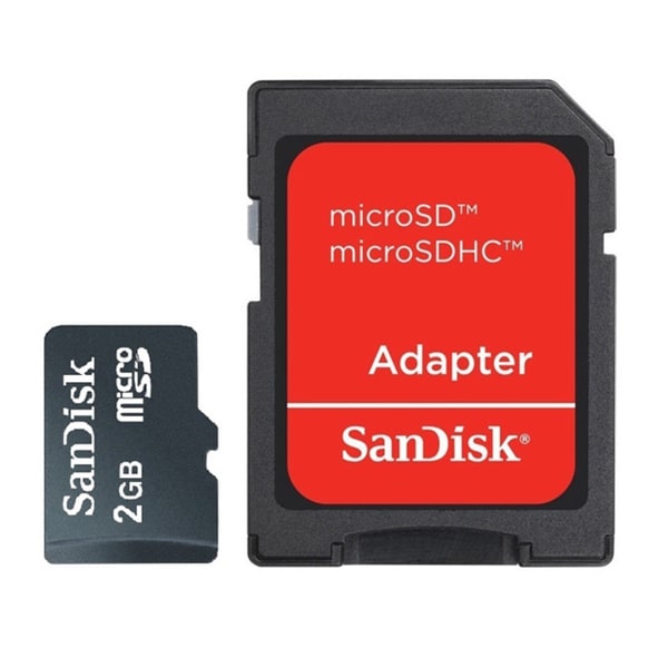 SanDisk microSD Flash Memory Card with SD Adapter