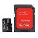 SanDisk microSD Flash Memory Card with SD Adapter