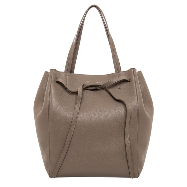 celine bags and prices - Celine Taupe Medium Cabas Phantom Tote With Belt - 16860423 ...