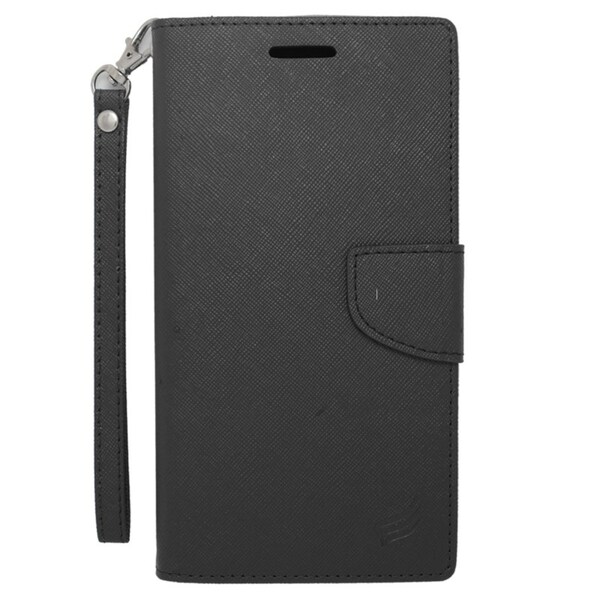 INSTEN Premium Folio Flip Leather Stand Wallet Phone Case Cover For ZTE ZMax