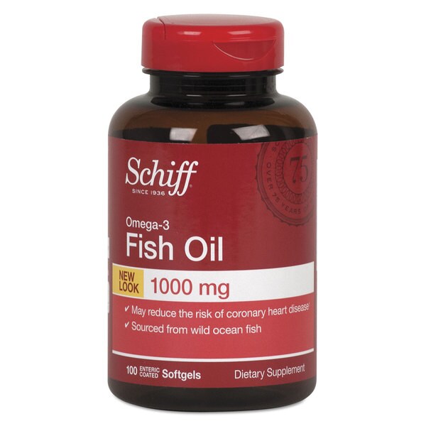Schiff Omega-3 Fish Oil Softgel 100 Count
