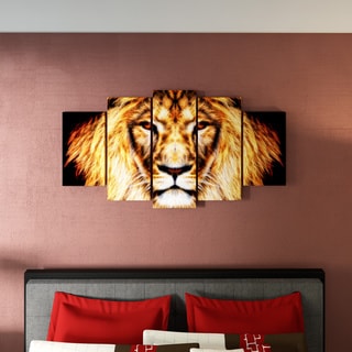 Hear Him Roar' Large Gallery-wrapped Canvas Art