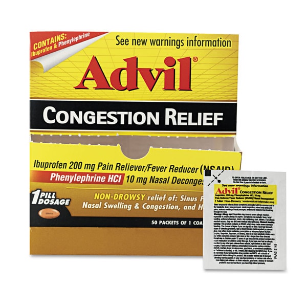 Advil Congestion Relief 50 Count