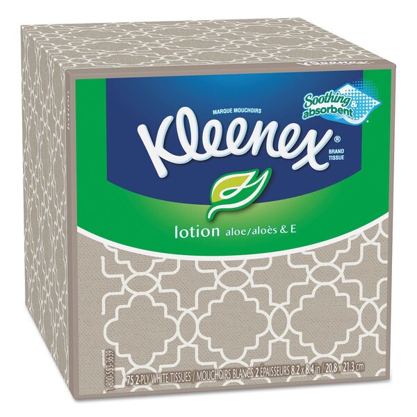 Kleenex Lotion Facial Tissue 2-Ply Sheets 75 Count