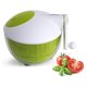 Plastic Green/ White 5-quart Salad Spinner