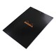 Rhodia No.18 8.25 x 12-inch 80 Sheet Graph Paper Pad, Black (182009)