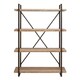Metal and Wood Storage Shelf