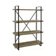 Metal and Wood Storage Shelf