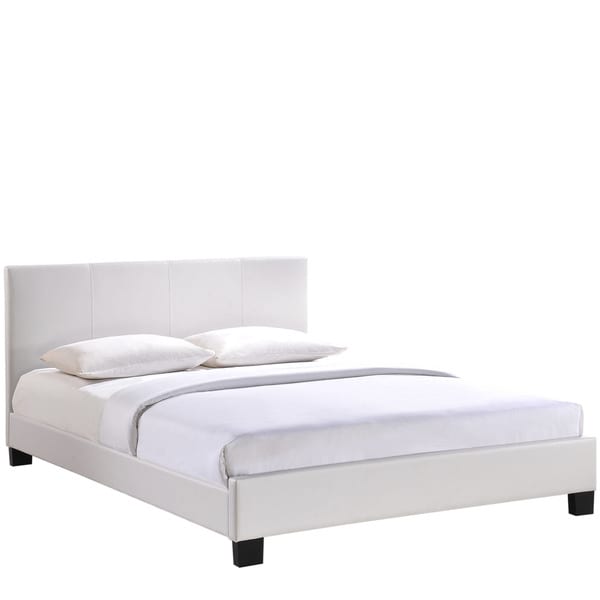 Modway Alex Vinyl Bed Frame in White