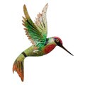 Handcrafted Iron 'Little Emerald Hummingbird' Wall Sculpture (Mexico)