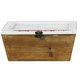 Urban Trends Collection Wooden 10.5-inch Lock Box