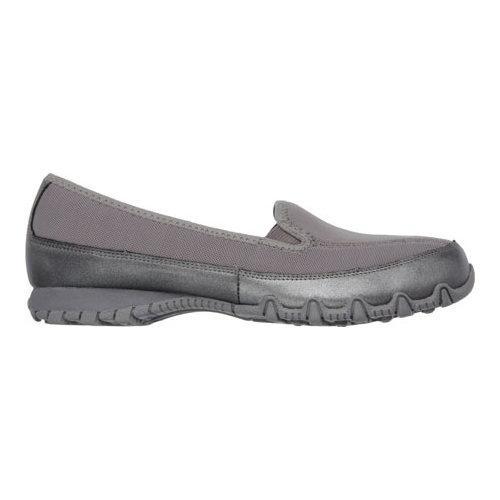Women's Skechers Relaxed Fit Bikers Split Decision Slip On Charcoal