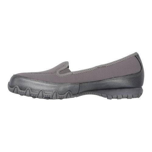 Women's Skechers Relaxed Fit Bikers Split Decision Slip On Charcoal