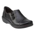 Women's Clarks Evianna Mix Black Tumbled Leather