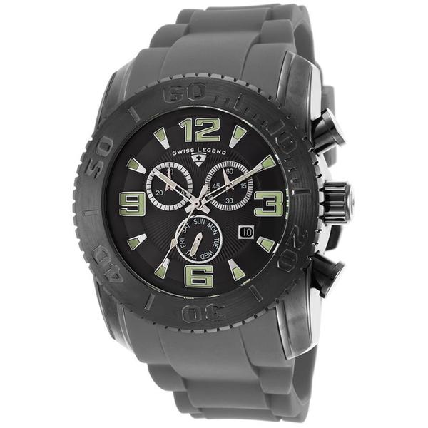 Swiss Legend Men's SL-10067-GM-01-GRYS Commander Black Watch