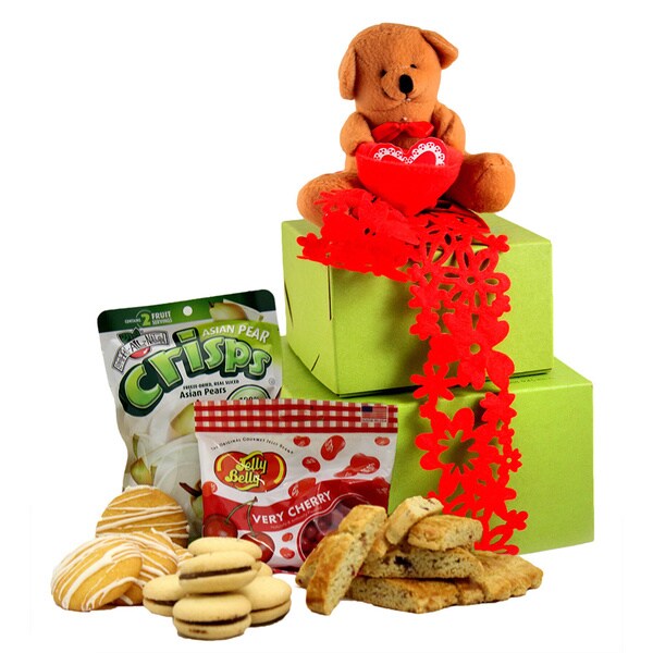Beary Sweet Valentine's Day Gluten Free Gift Tower, Small