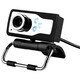 INSTEN Black/ Silver 3 Mega Pixel USB 2.0 Digital LED Webcam with Microphone Clip-on For Computer PC Laptop