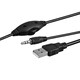 INSTEN Black/ Silver 3 Mega Pixel USB 2.0 Digital LED Webcam with Microphone Clip-on For Computer PC Laptop
