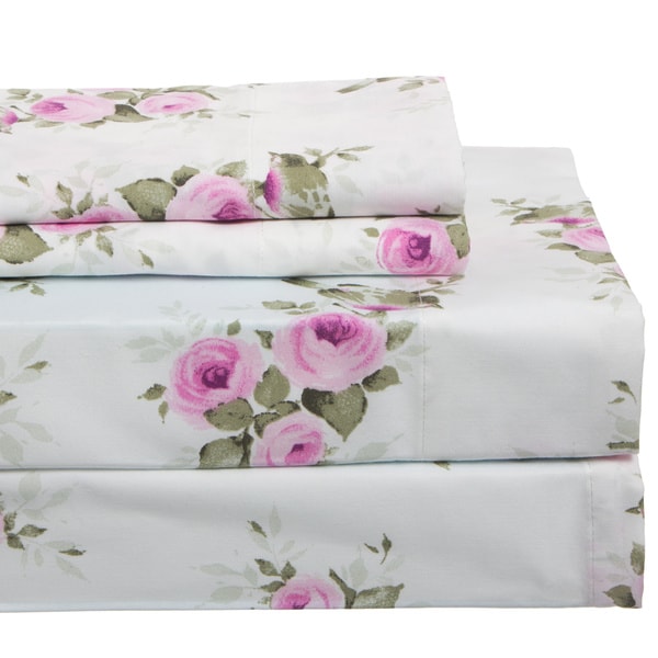 300 Thread Count Cotton Rich Floral Sheet Set 16897498 Shopping Great Deals 2213