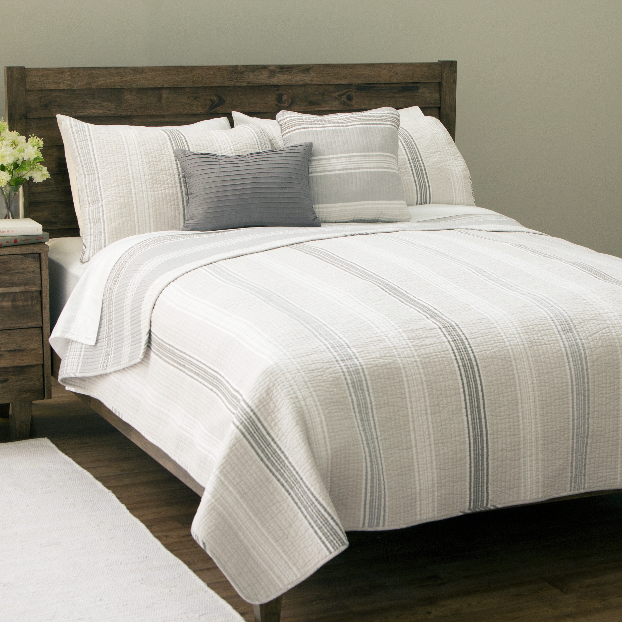 Retro Chic Retro Stripe Cotton Quilt y comentarios (elegir que se ajusta, se adapta bien a) Retro Chic Retro Stripe Cotton Quilt y comentarios (elegir que se ajusta, se adapta bien a)