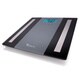 Detecto 5-in-1 Grey/ Black Glass LCD Body Comp Bathroom Scale