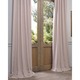 EFF Heavy Faux Linen Grommet Curtain Panel