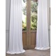 EFF Heavy Faux Linen Grommet Curtain Panel