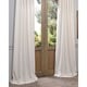 EFF Heavy Faux Linen Grommet Curtain Panel