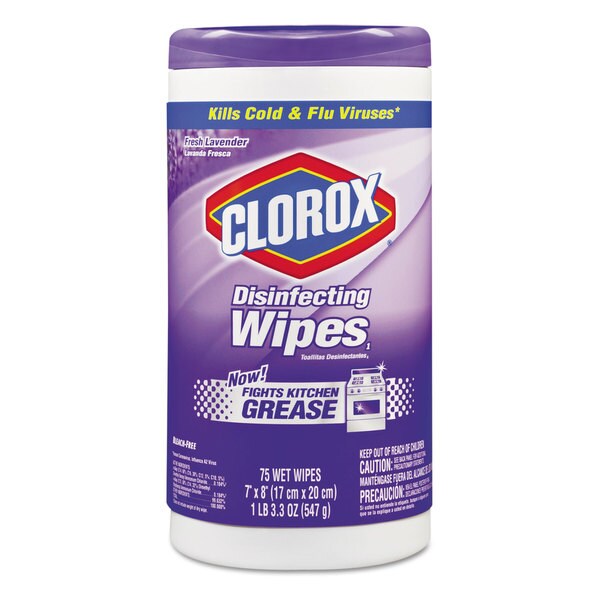 Clorox Fresh Lavender Disinfecting Wipes (75 Wipes)